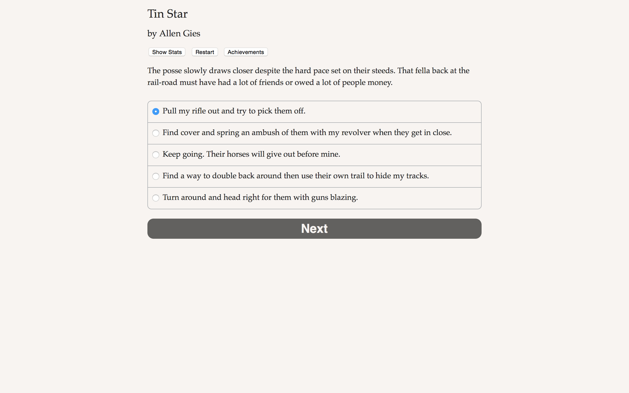 Tin Star screenshot 2