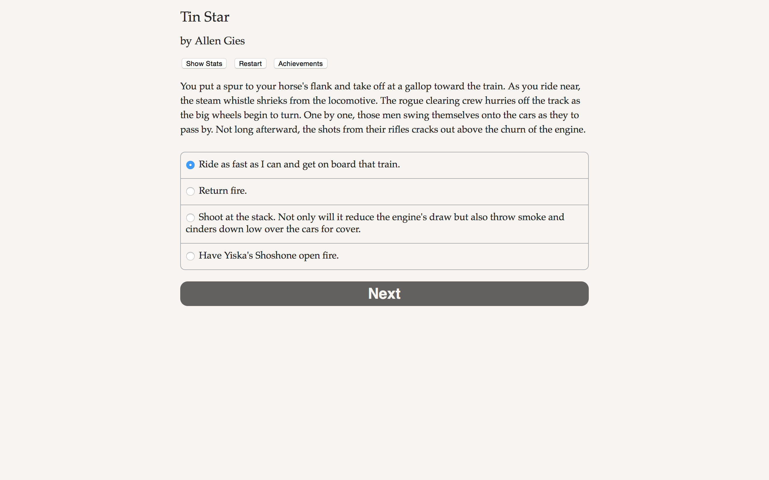 Tin Star screenshot 1
