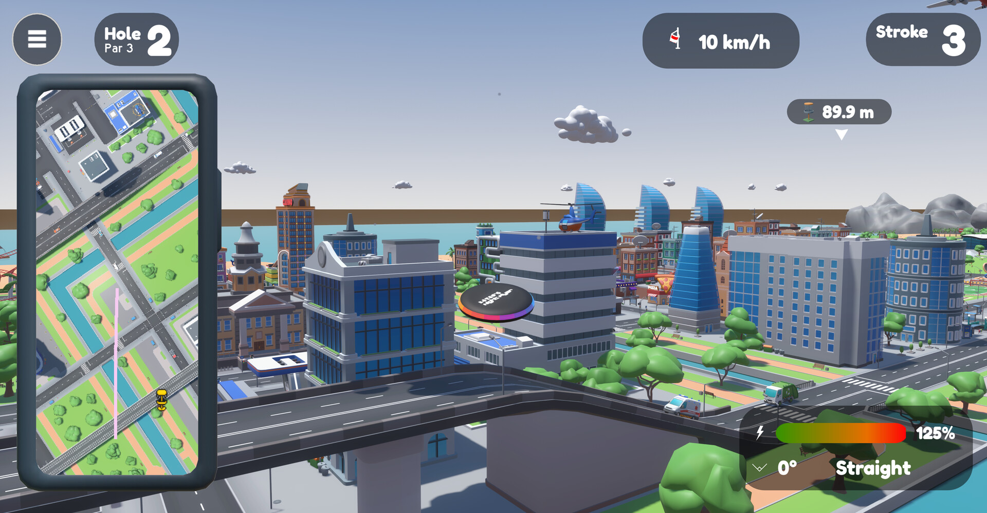 飞盘高尔夫城市/Disc Golf City 截图 2