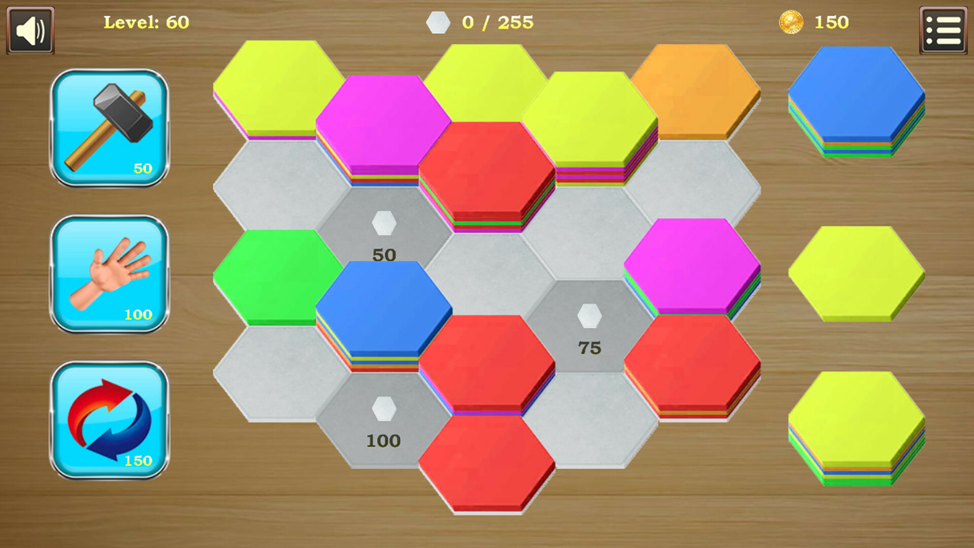 Sort Hexa Tiles screenshot 4