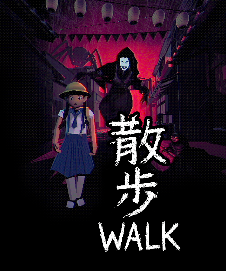 散歩 WALK」Horror Game ホラーゲーム 迷子の少女と奇怪な旅 by Kazumi