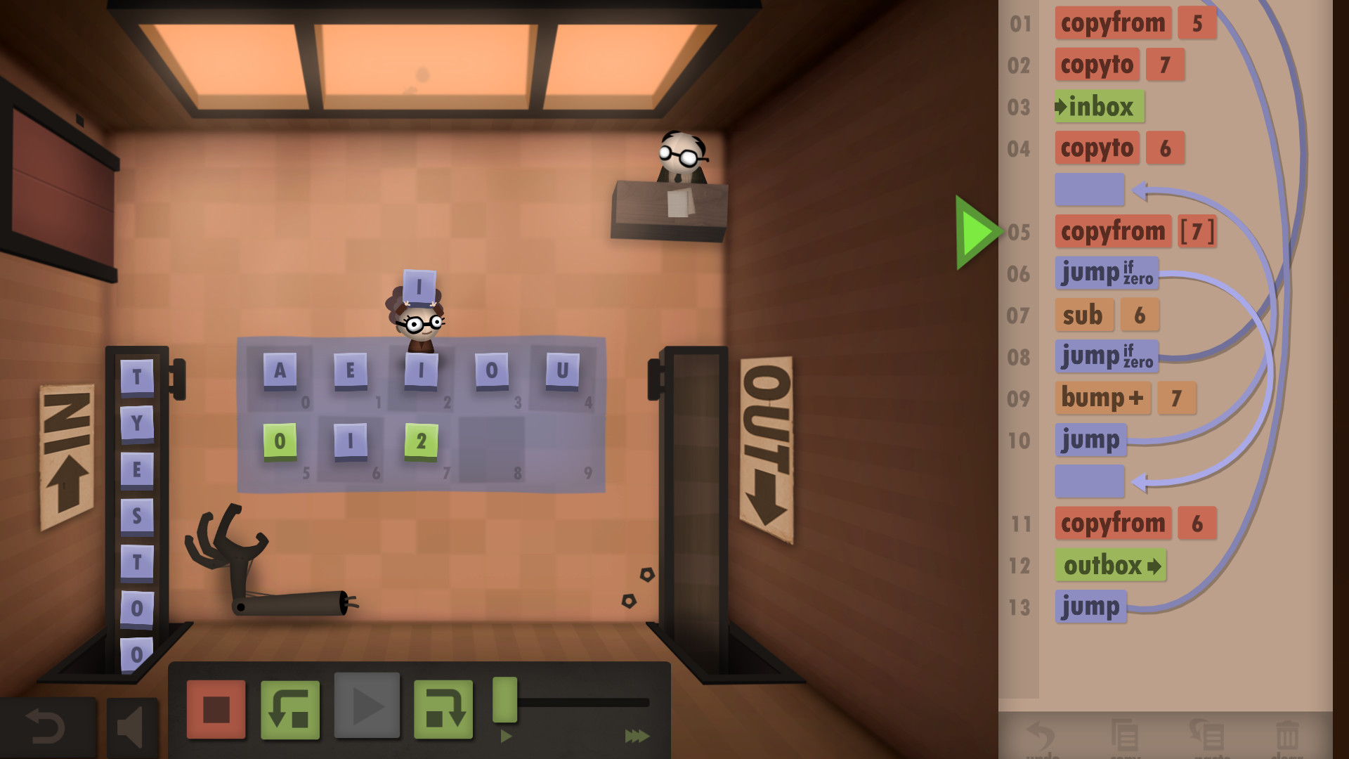 Human Resource Machine screenshot 8