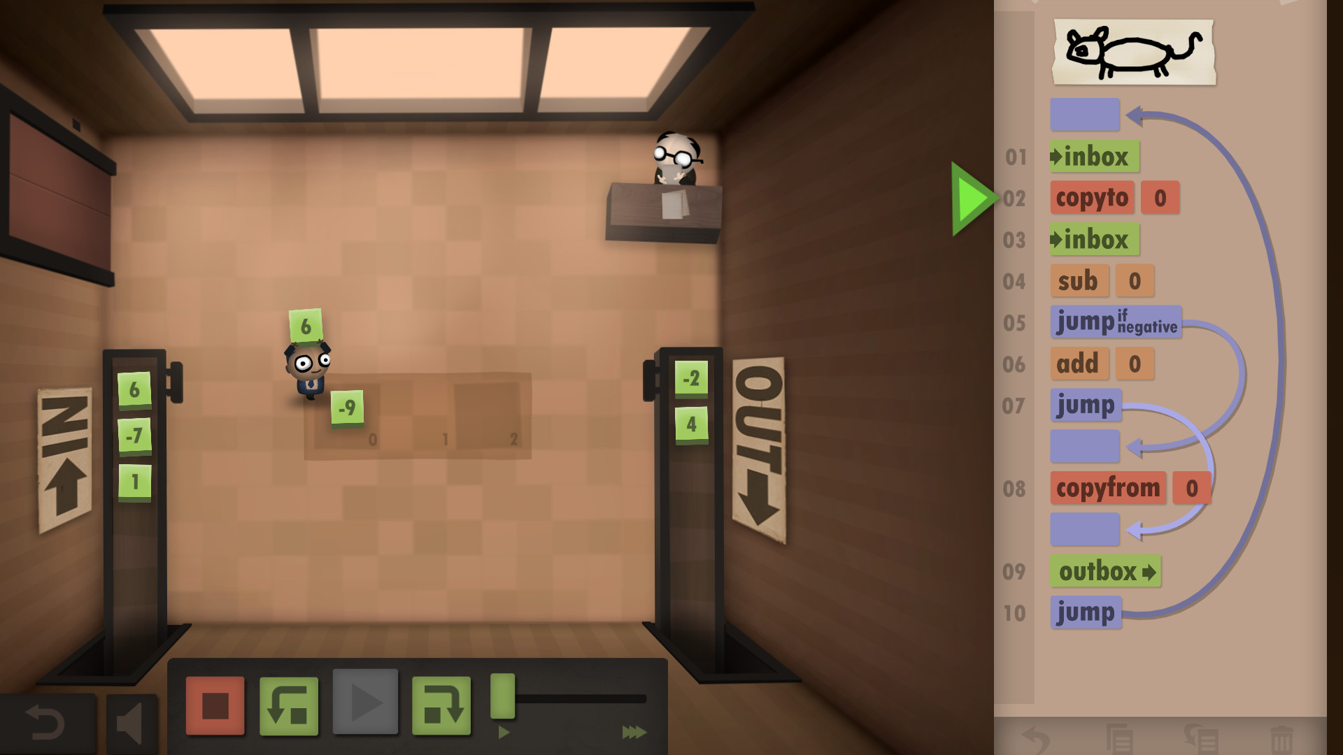Human Resource Machine screenshot 9
