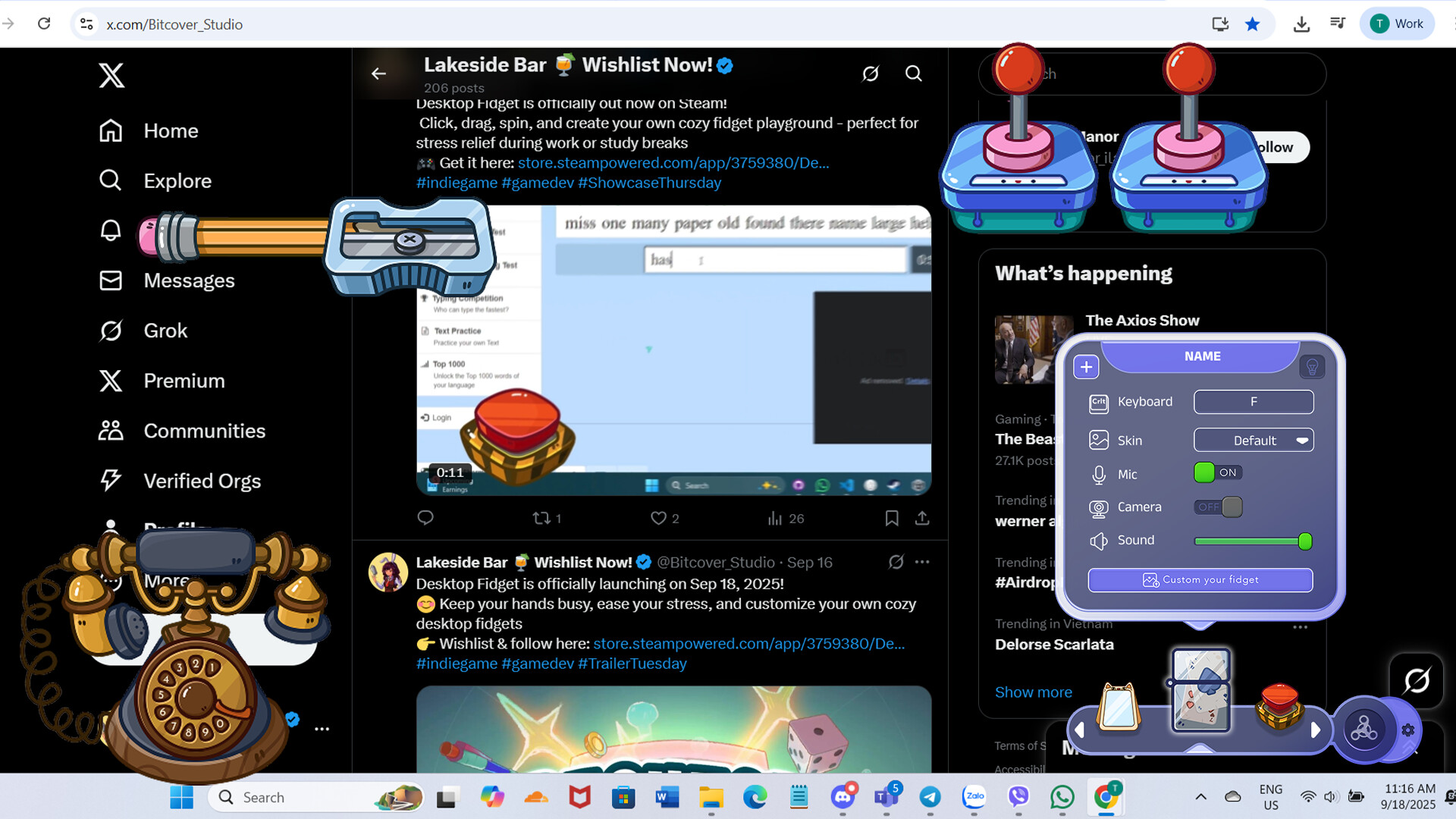 Desktop Fidget screenshot 6