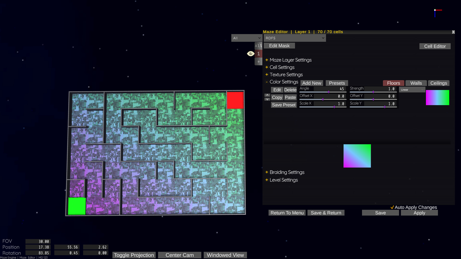 Maze Engine - In Game Level Editor screenshot 10