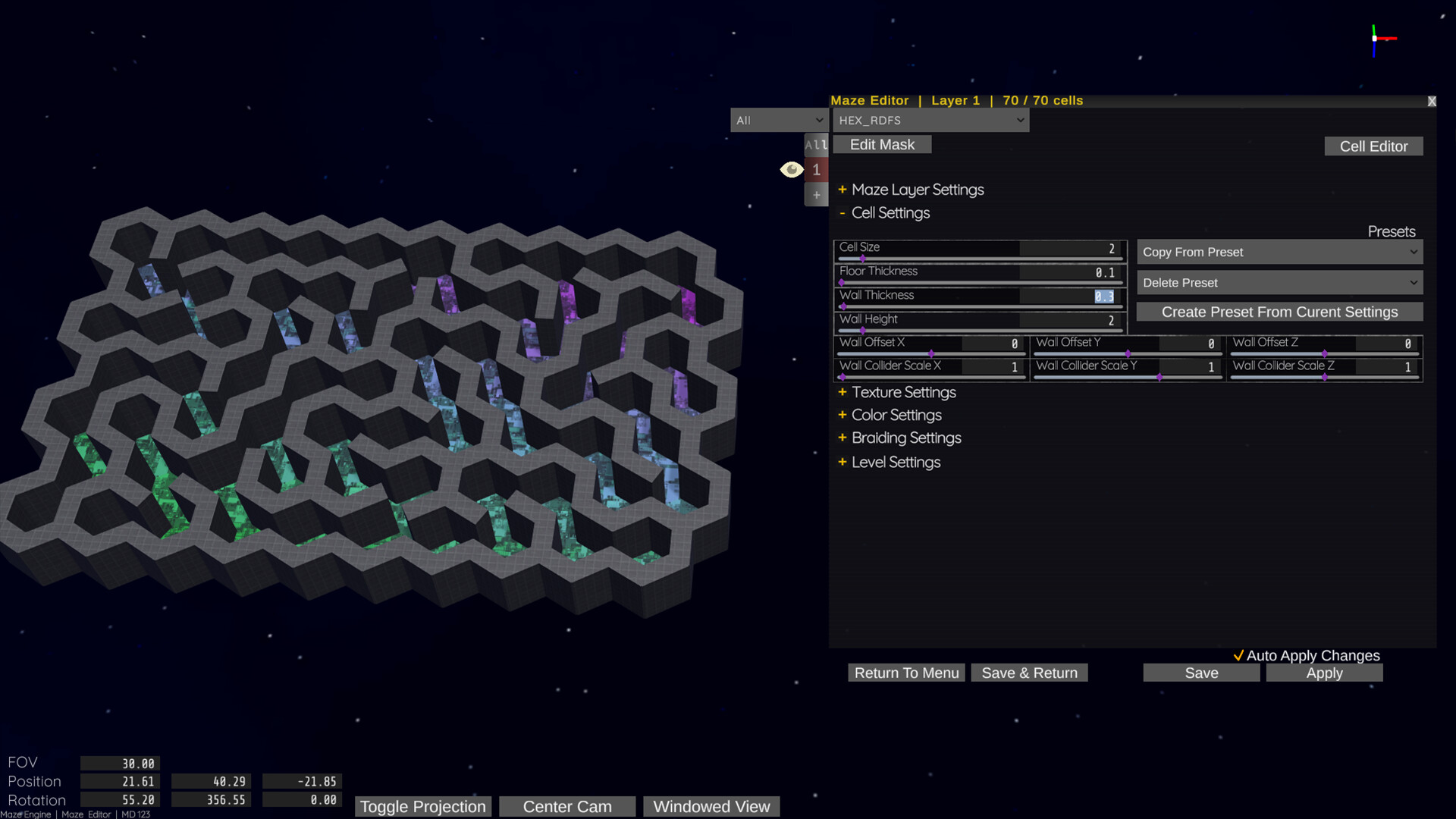 Maze Engine - In Game Level Editor screenshot 11