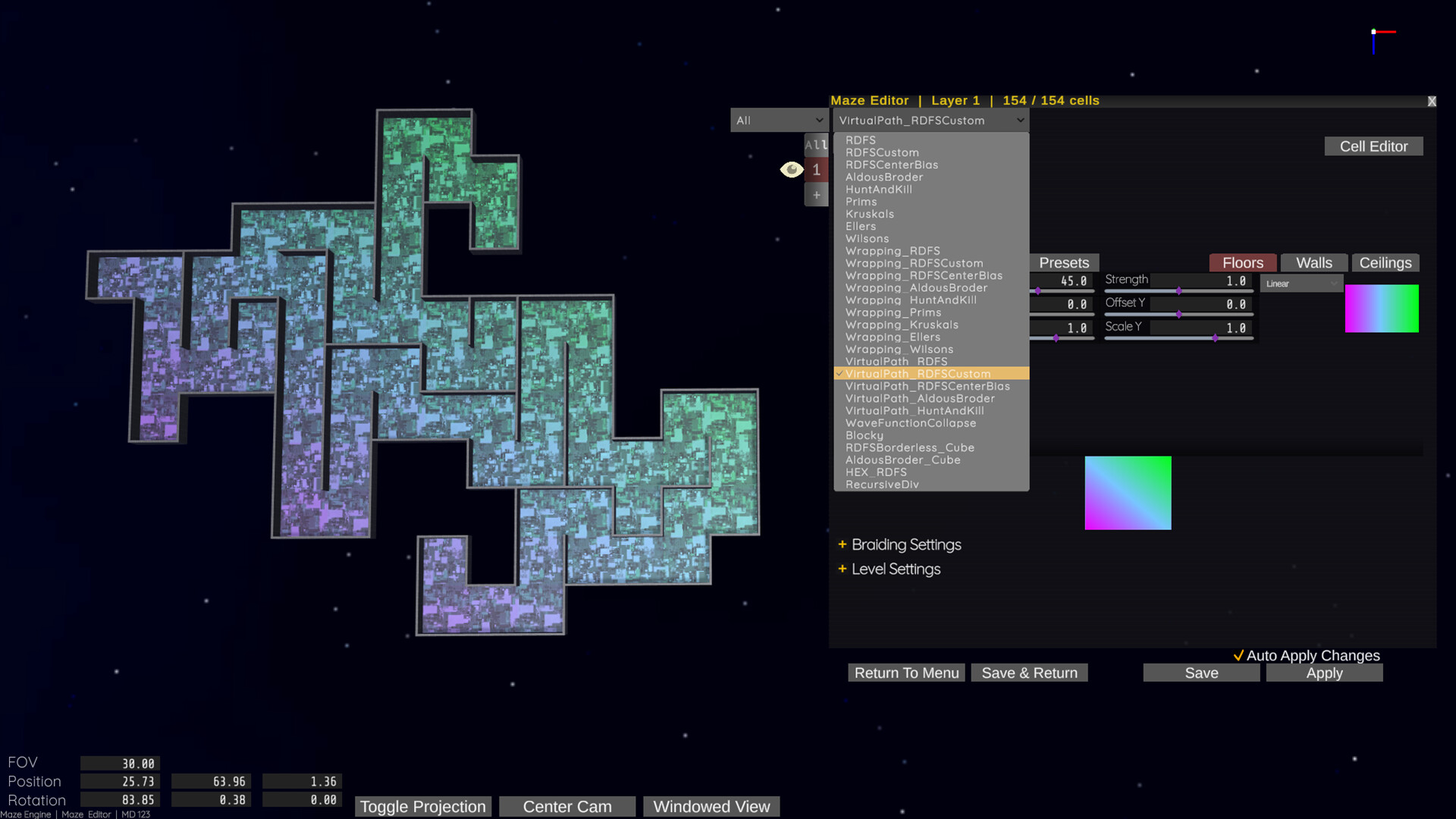 Maze Engine - In Game Level Editor screenshot 8