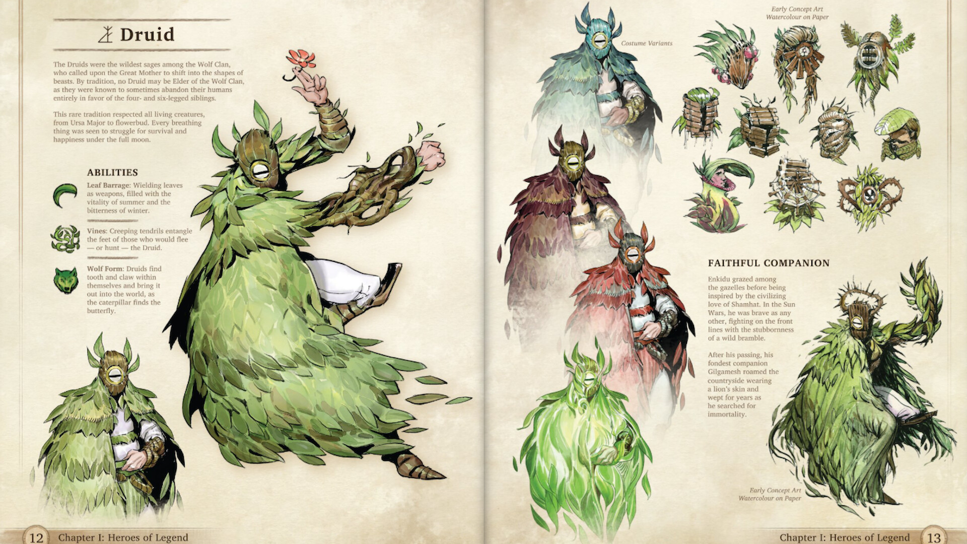 Moon Hunters Art Book screenshot 2