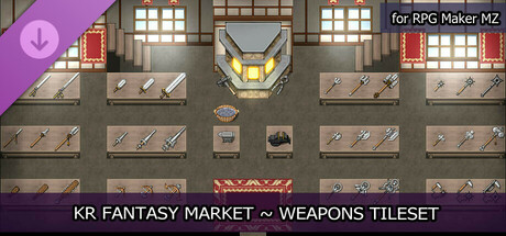 RPG Maker MZ - KR Fantasy Market - Weapons Tileset