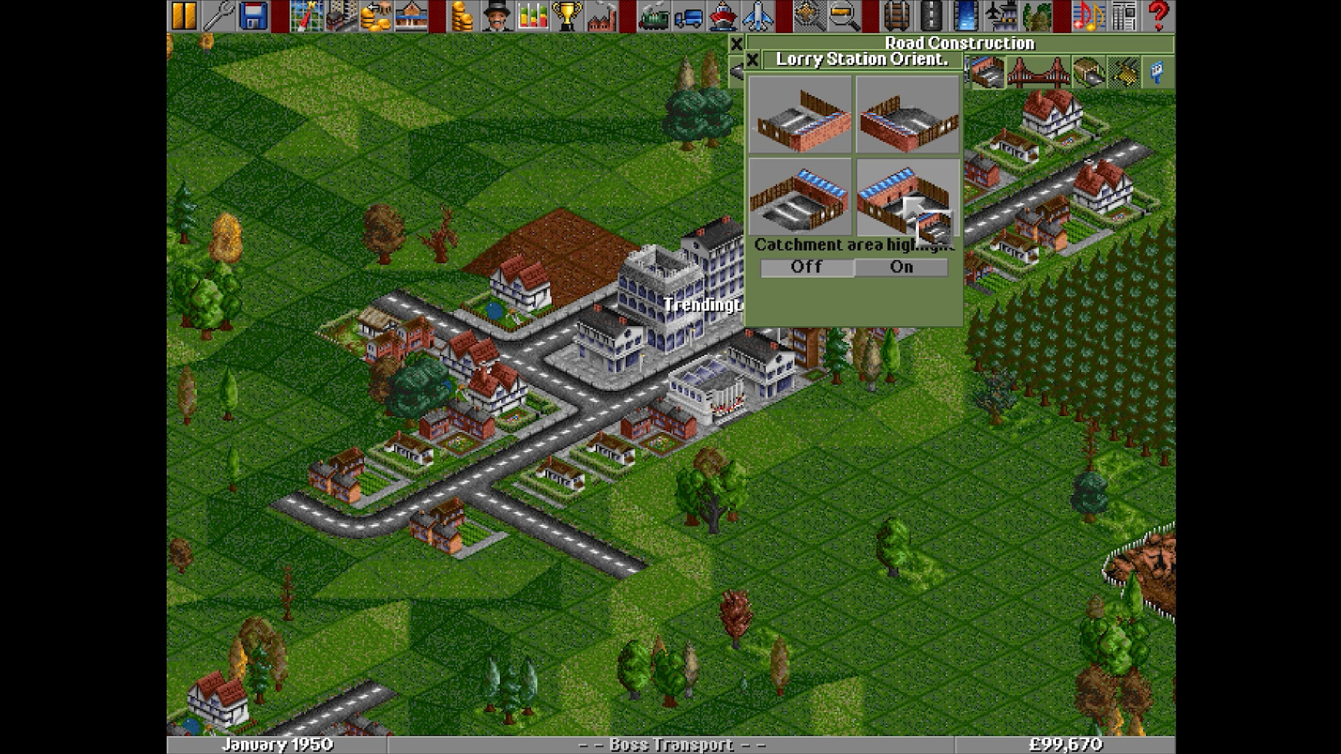 Transport Tycoon Deluxe screenshot 1