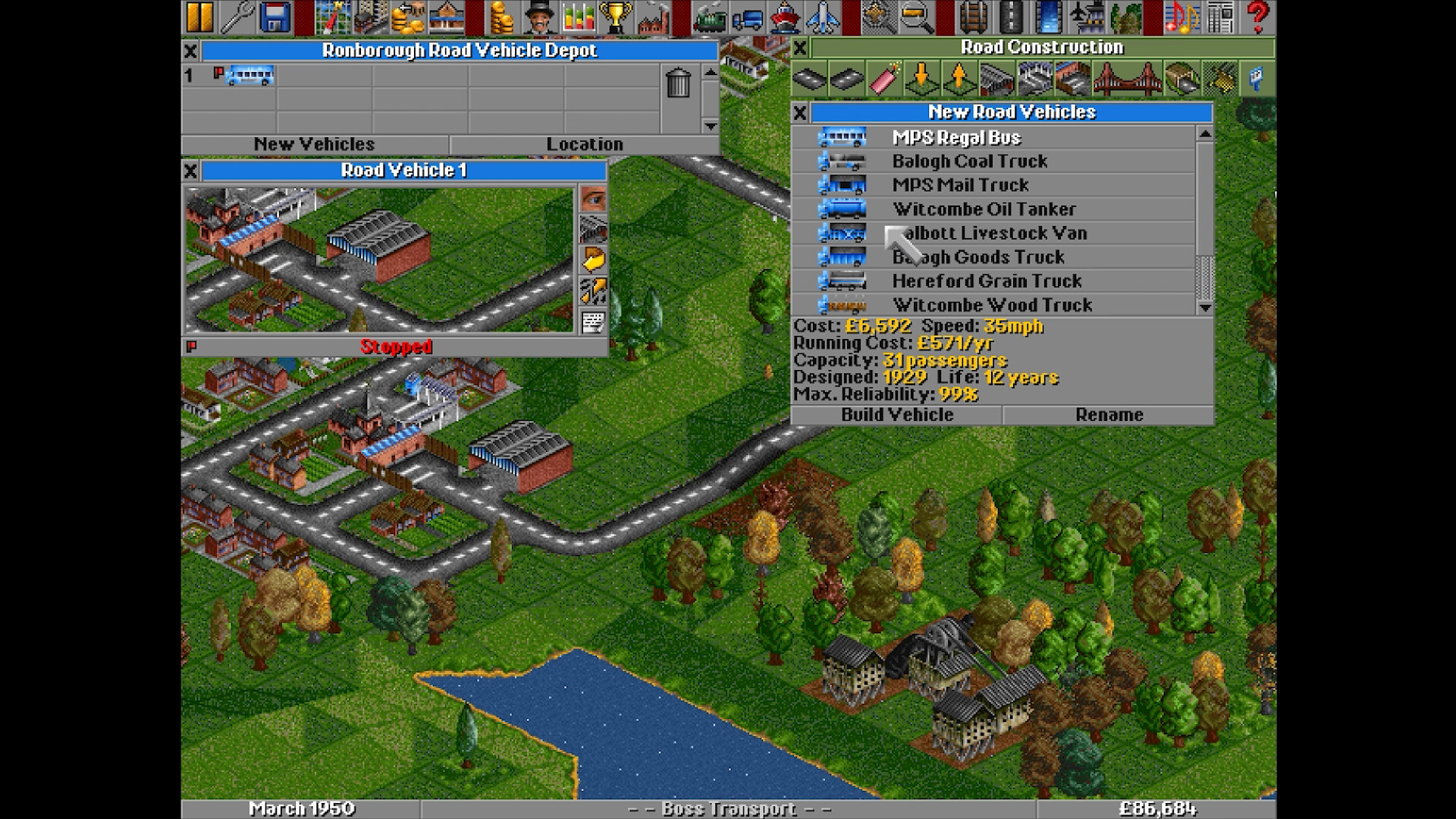 Transport Tycoon Deluxe screenshot 3