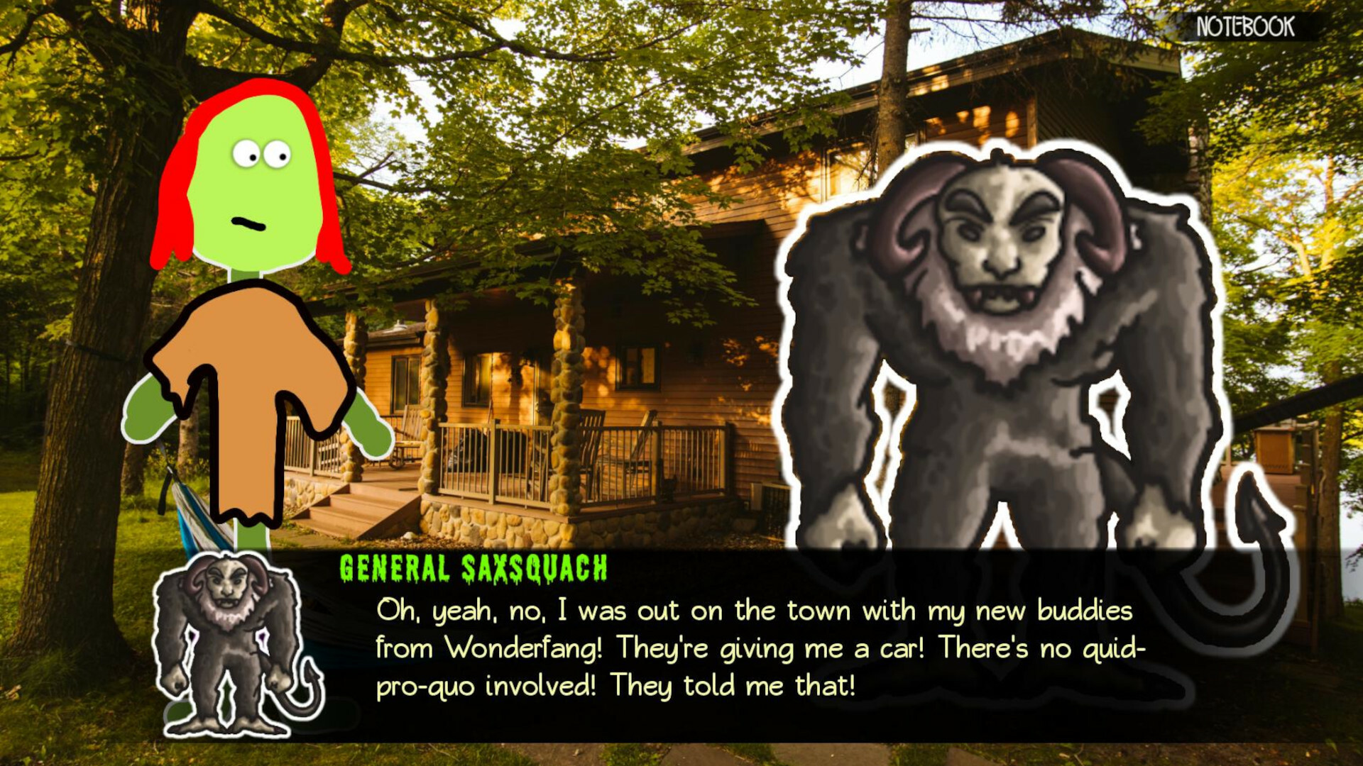 Last Summer at Camp Apocalypse Blood: 101 Ways to Not Capture Bigfoot screenshot 3