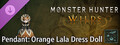 Monster Hunter Wilds - Pendant: Orange Lala Dress Doll