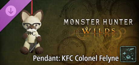 Monster Hunter Wilds - Pendant: KFC Colonel Felyne