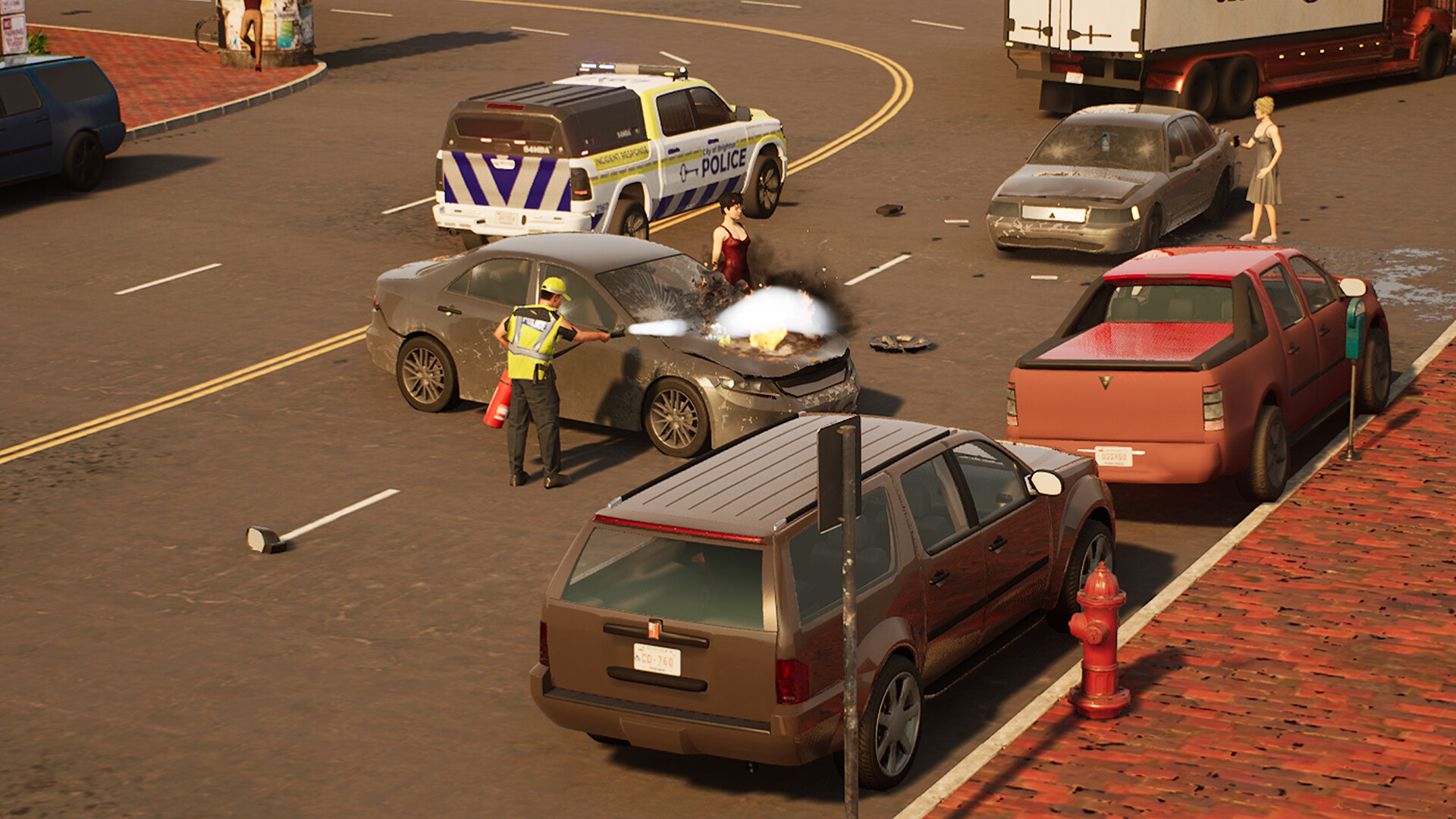 Police Simulator: Patrol Officers: Accident Pack screenshot 4