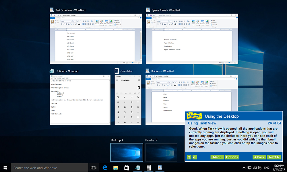 Professor Teaches® Windows 10 screenshot 3