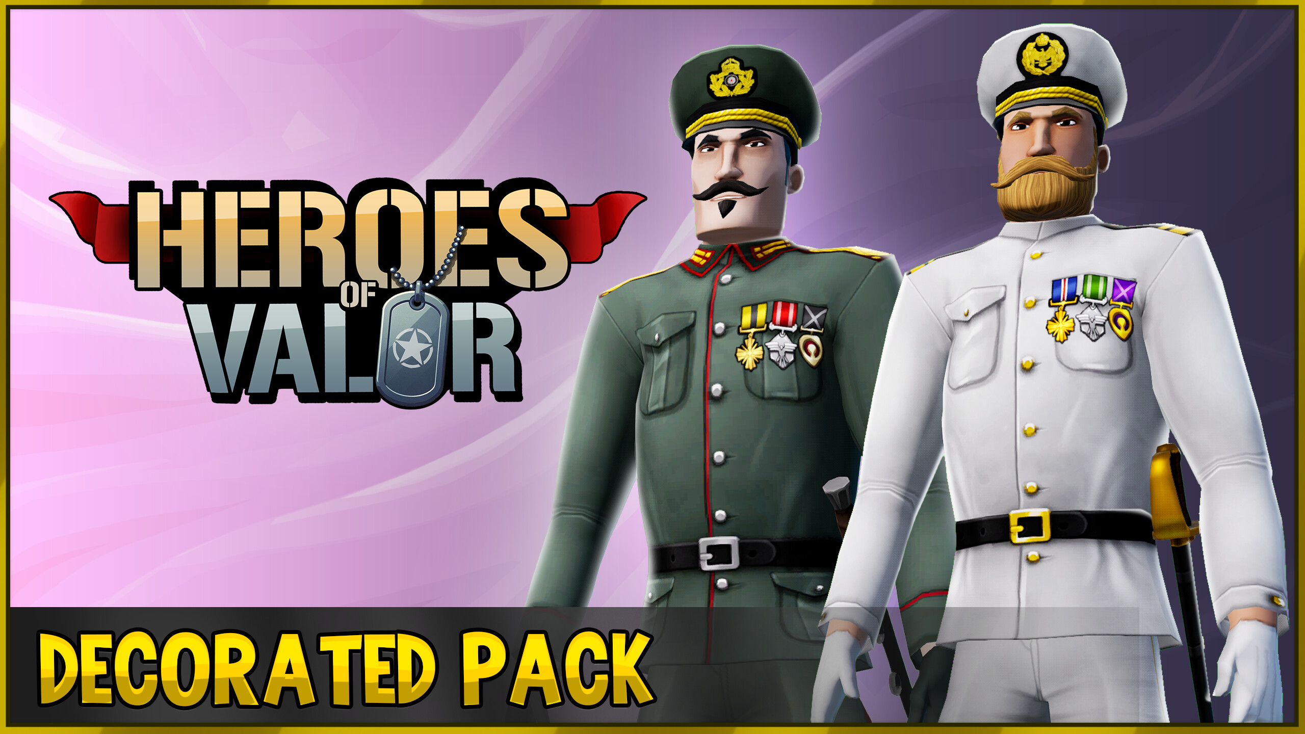 Heroes of Valor - Decorated Supporter Pack screenshot 1
