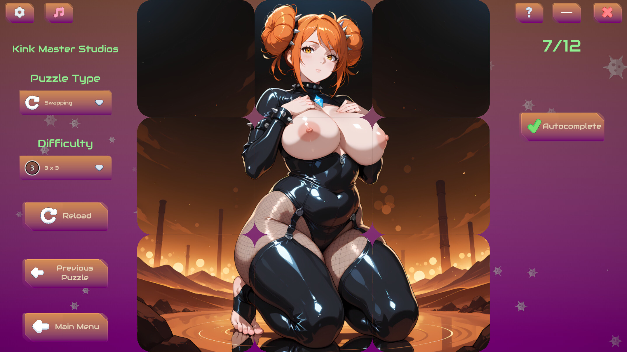 Hentai Senpai: Heavy Metal Warriors screenshot 1