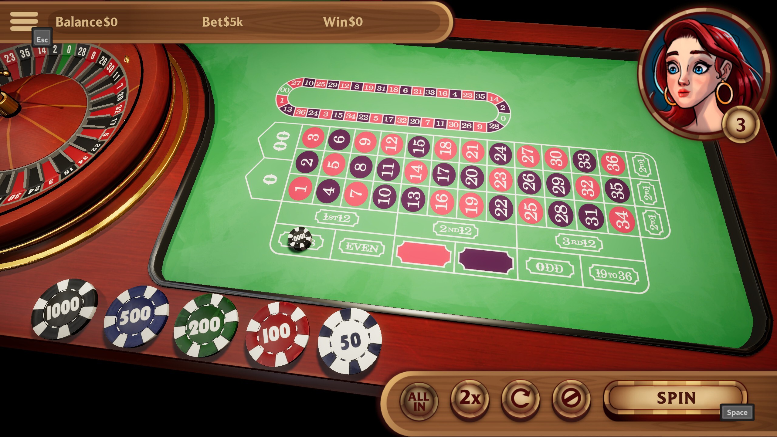 Hot Stakes Casino - American Roulette screenshot 1