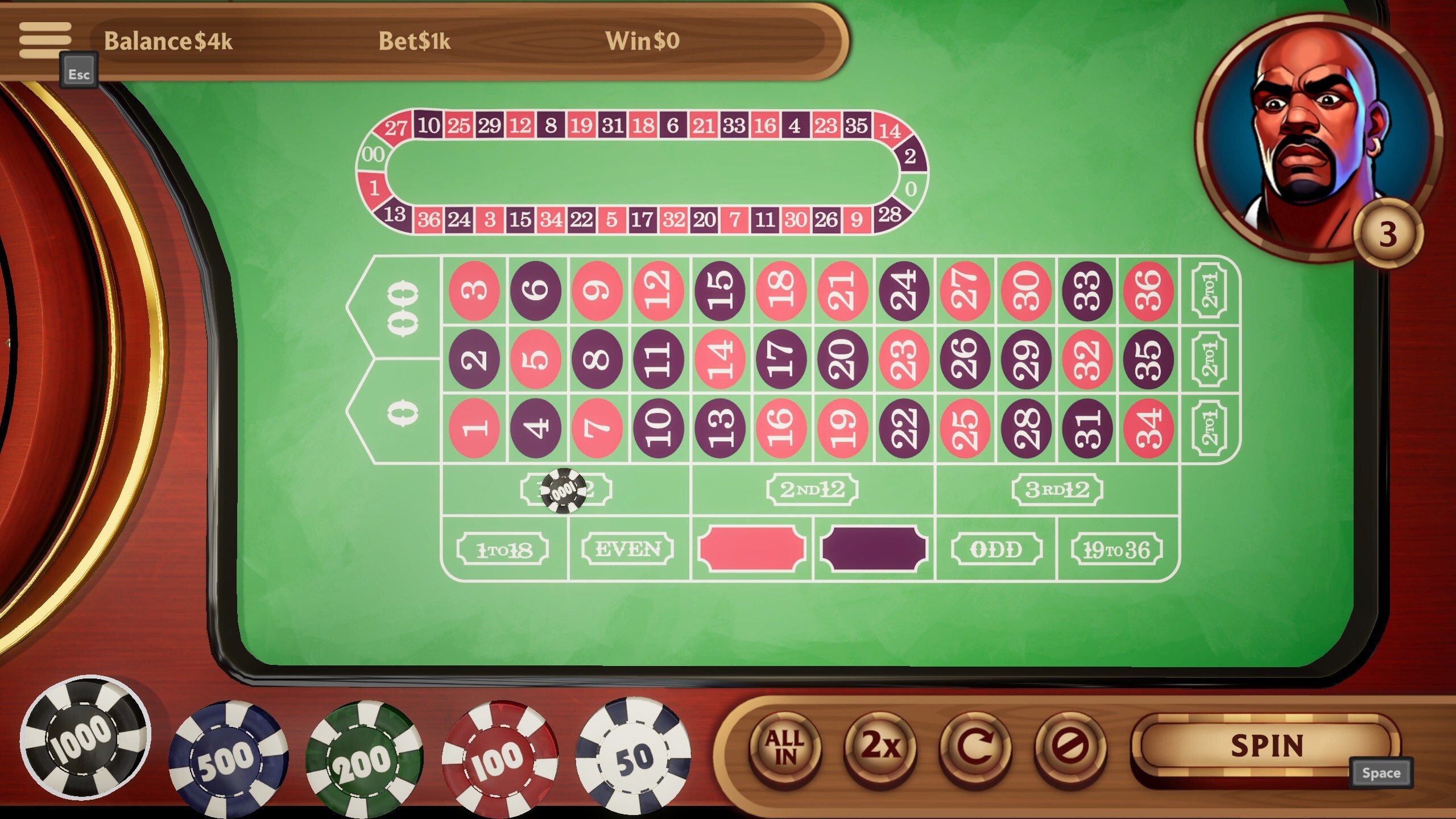 Hot Stakes Casino - American Roulette screenshot 4