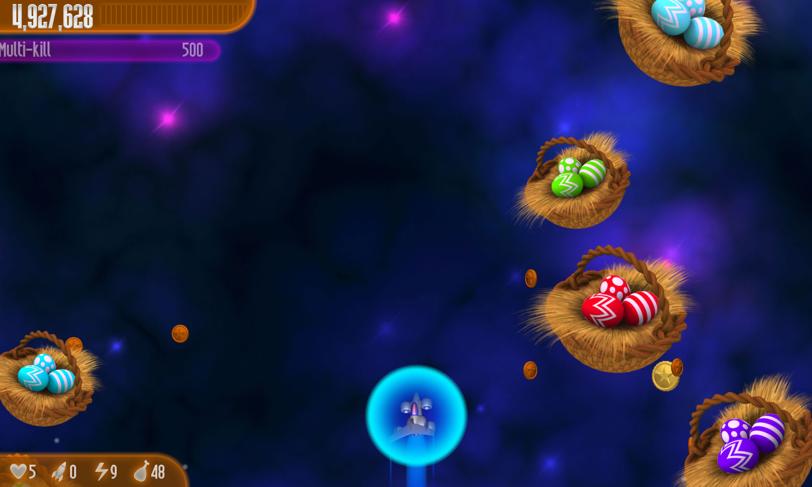 Chicken Invaders 3 - Easter Edition screenshot 4