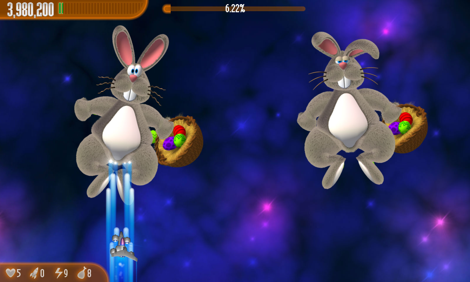 Chicken Invaders 3 - Easter Edition screenshot 1