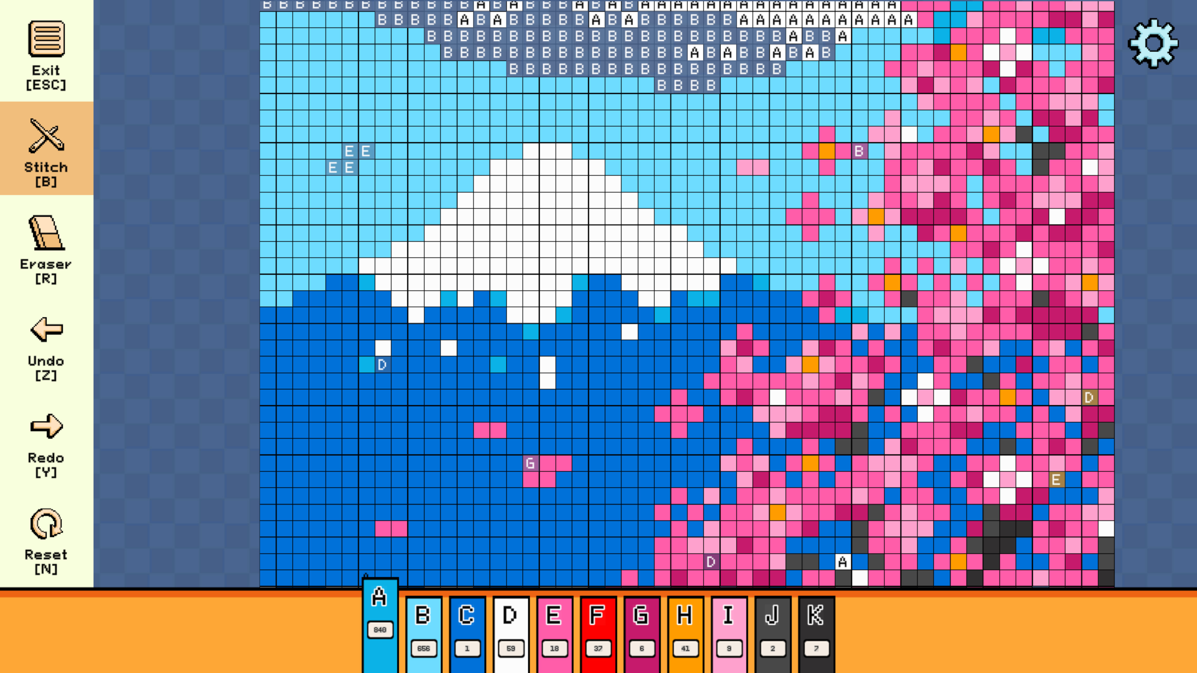 Pixel Cross Stitch - Landscapes Pack 4 screenshot 1