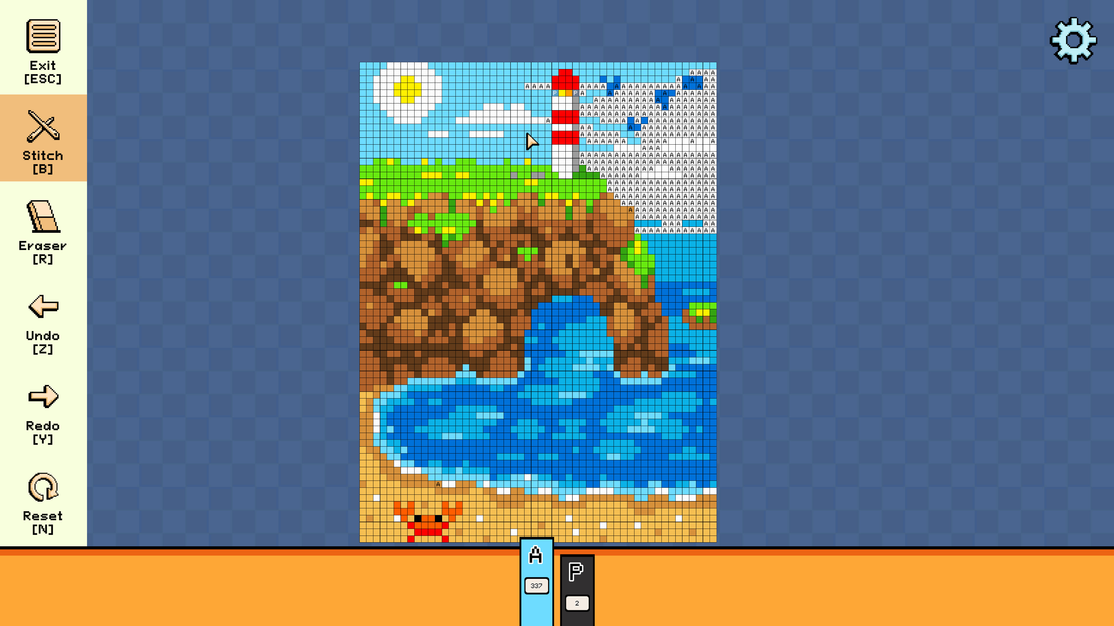 Pixel Cross Stitch - Landscapes Pack 5 screenshot 3
