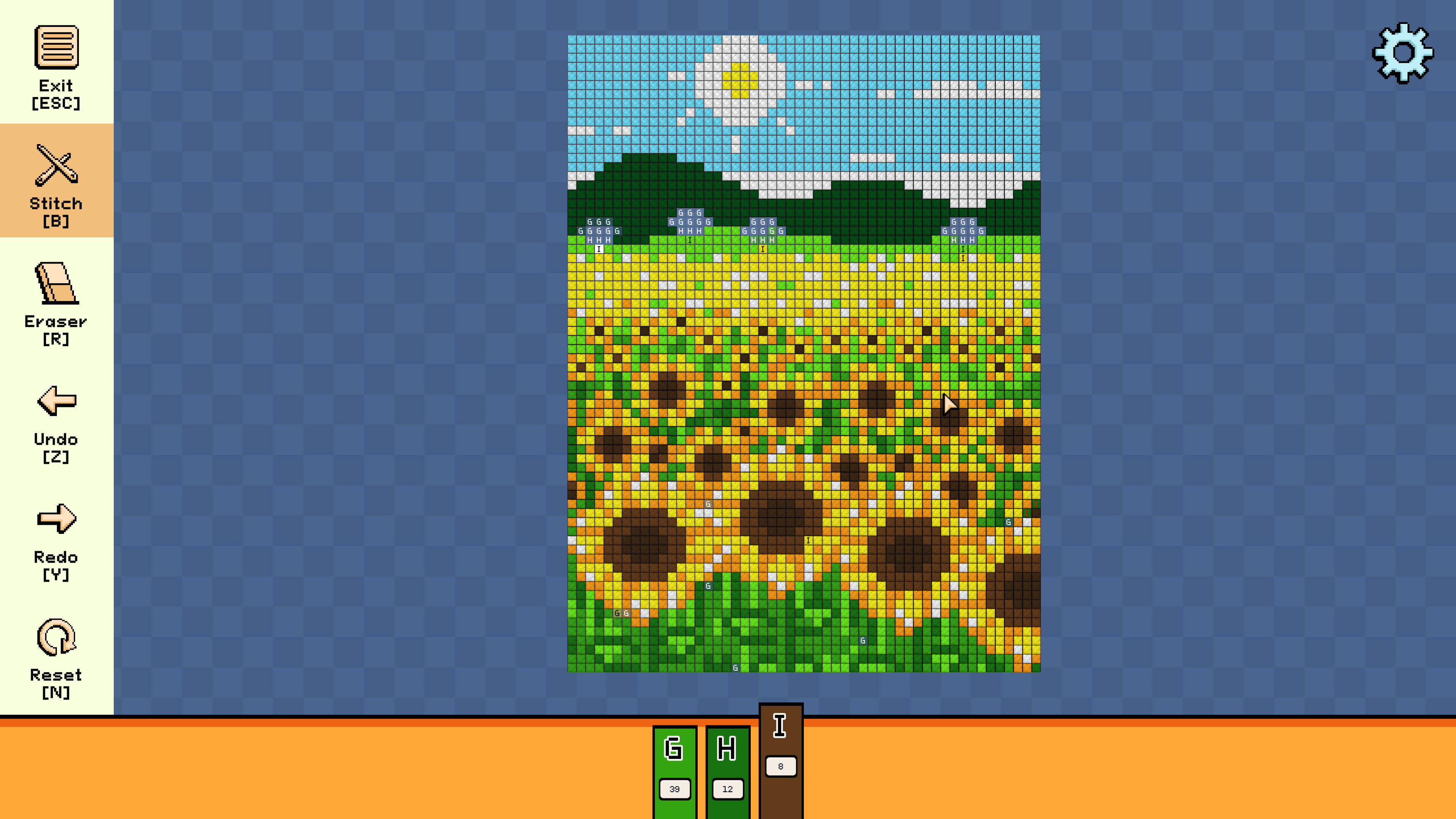 Pixel Cross Stitch - Landscapes Pack 5 screenshot 4