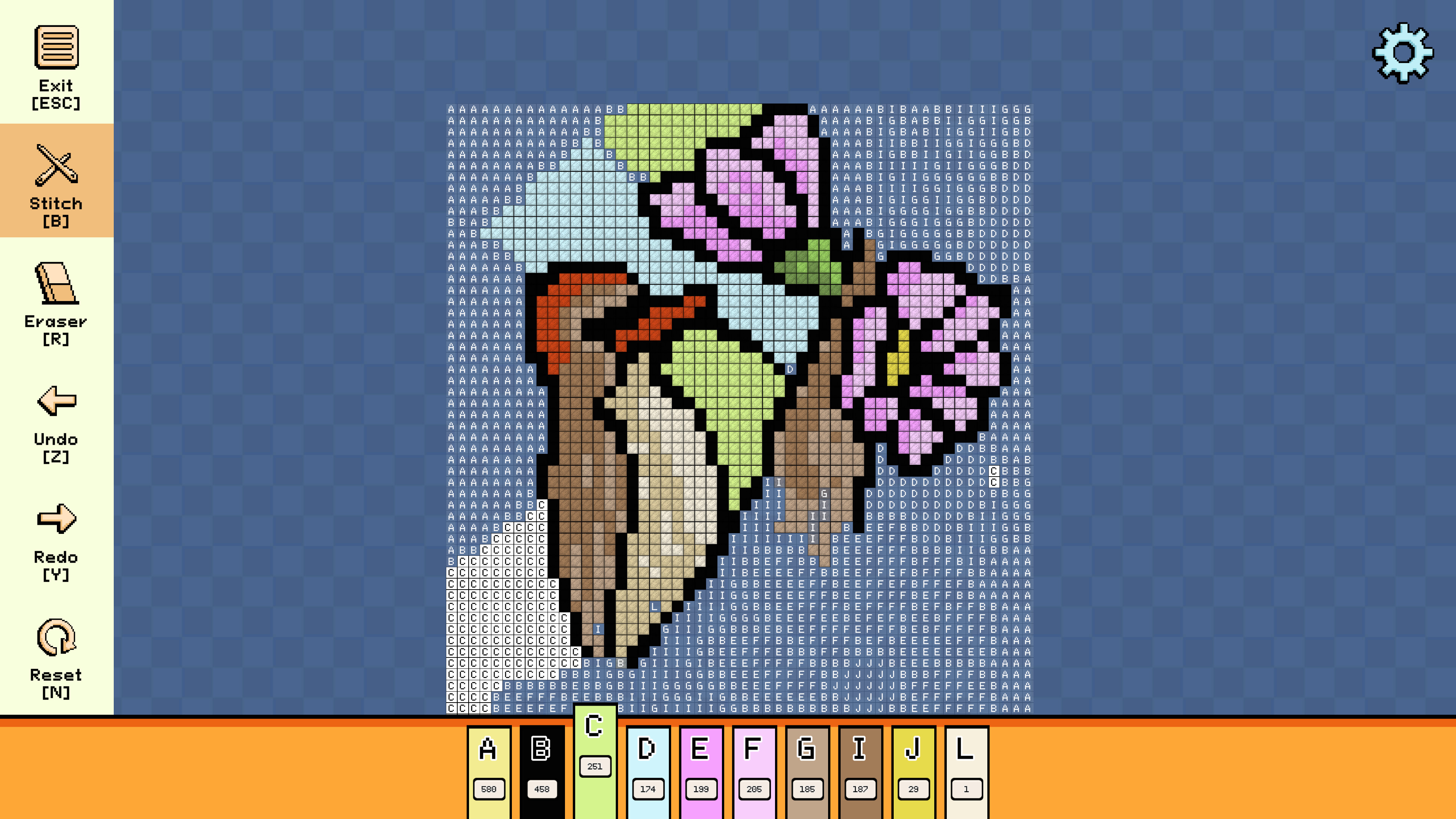 Pixel Cross Stitch - Simple Nature Pack screenshot 4