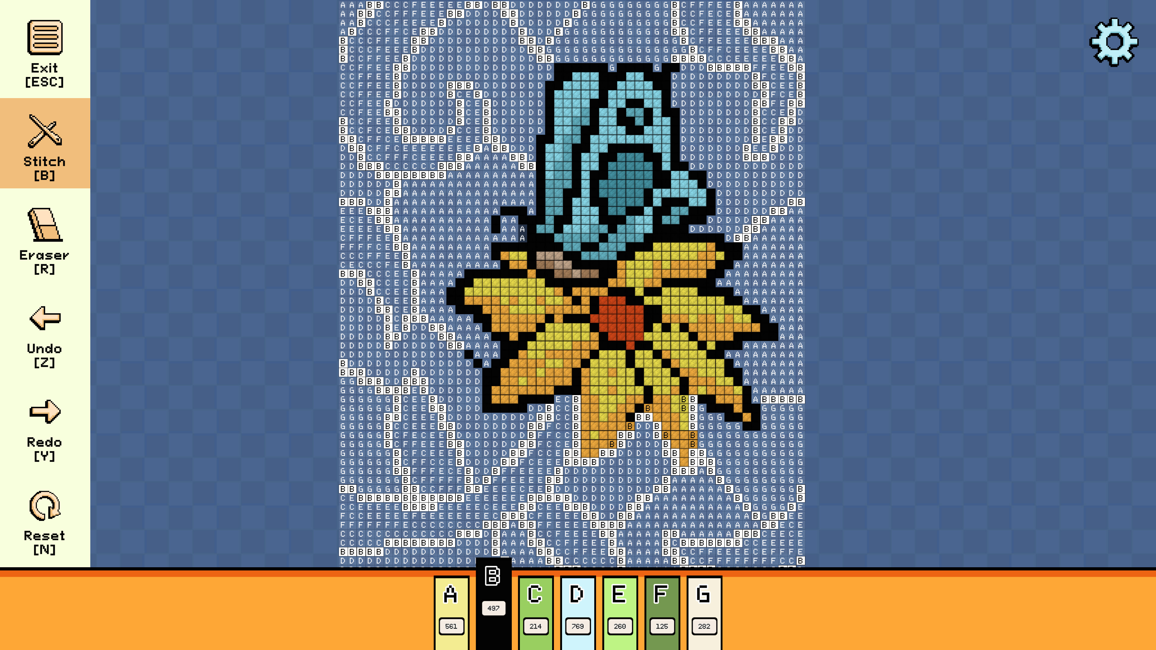 Pixel Cross Stitch - Simple Nature Pack screenshot 2