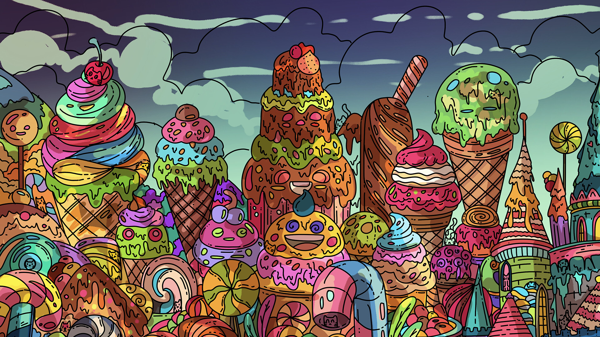 100 Candy Cats screenshot 3