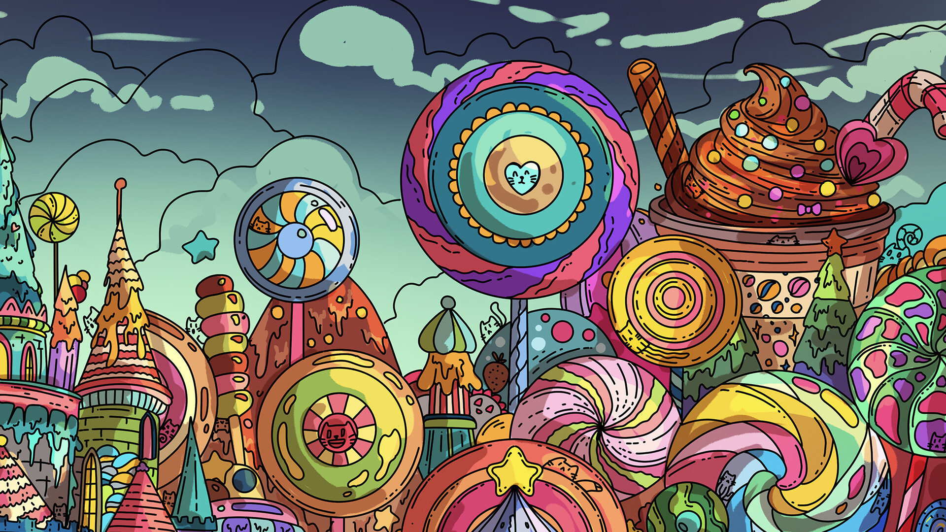 100 Candy Cats screenshot 12