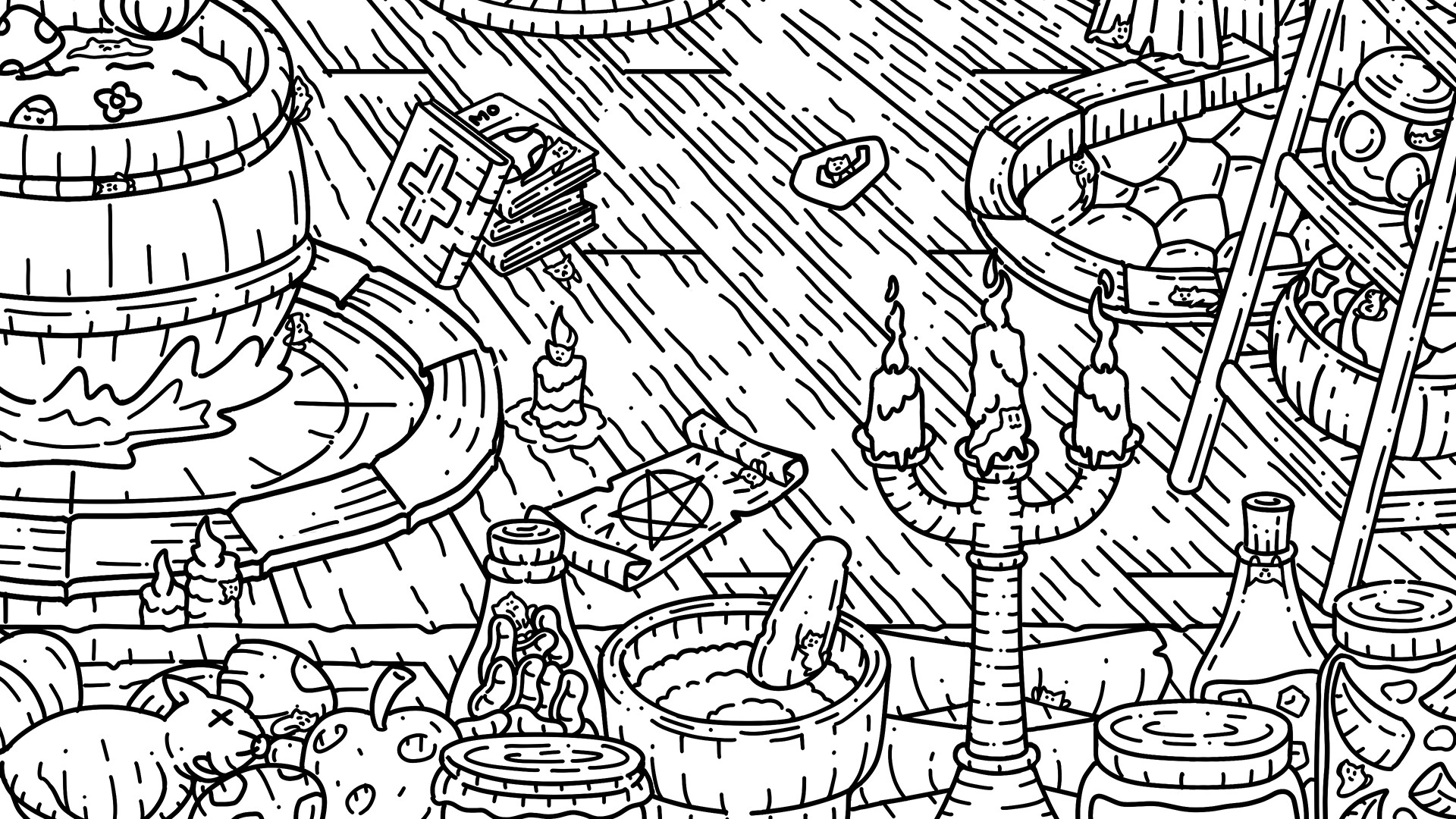 100 Witch Cats screenshot 12