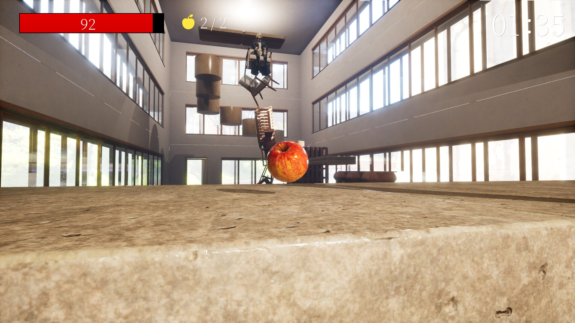 Gravity's Apple 2 screenshot 1