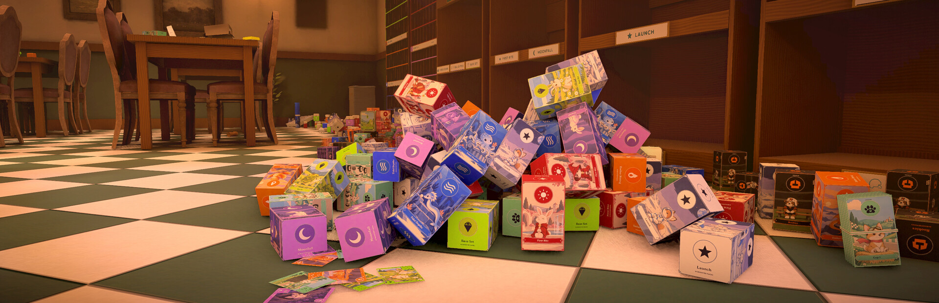 Card Shop: Tidy Up the Trading Cards!
