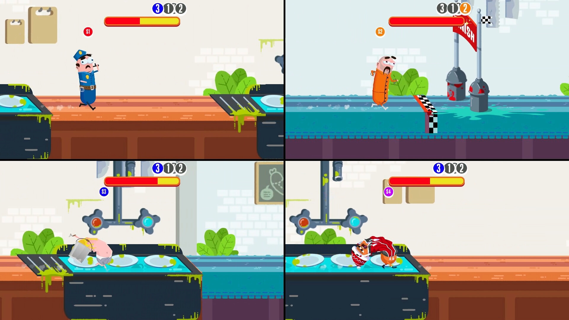 Run Sausage Run: Cop, Crime and Crazy screenshot 2