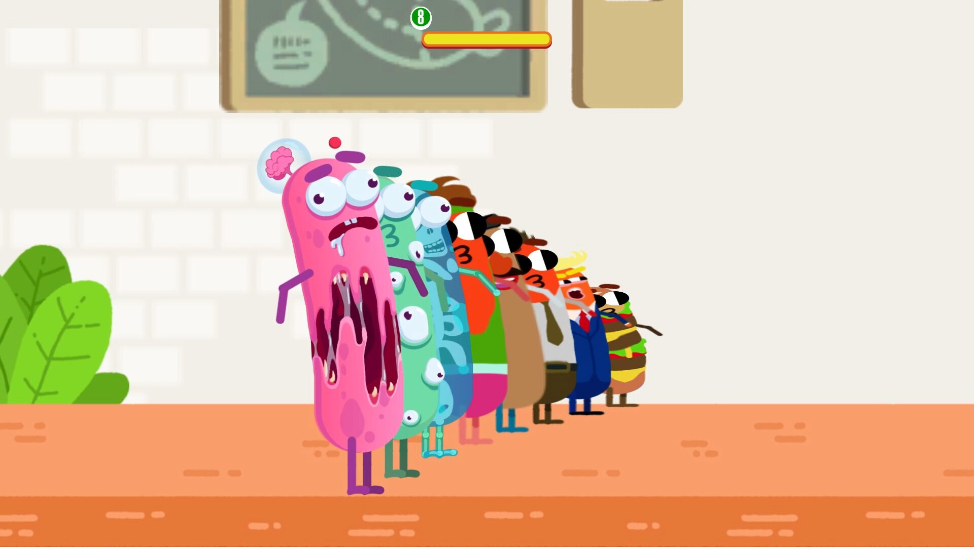 Run Sausage Run: Eyes, Brains and Bones screenshot 1