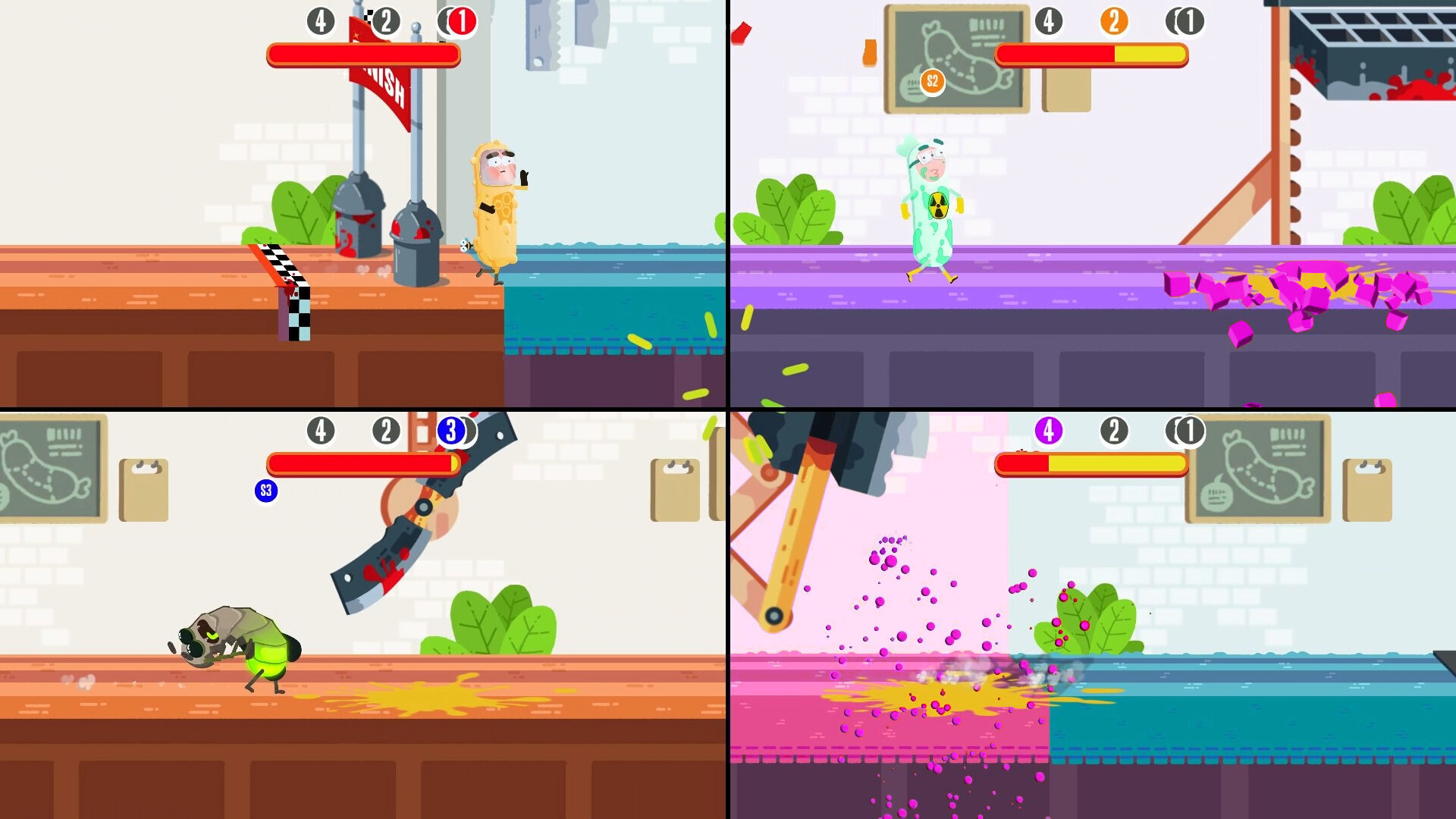 Run Sausage Run: Honey, Light and Poison screenshot 2