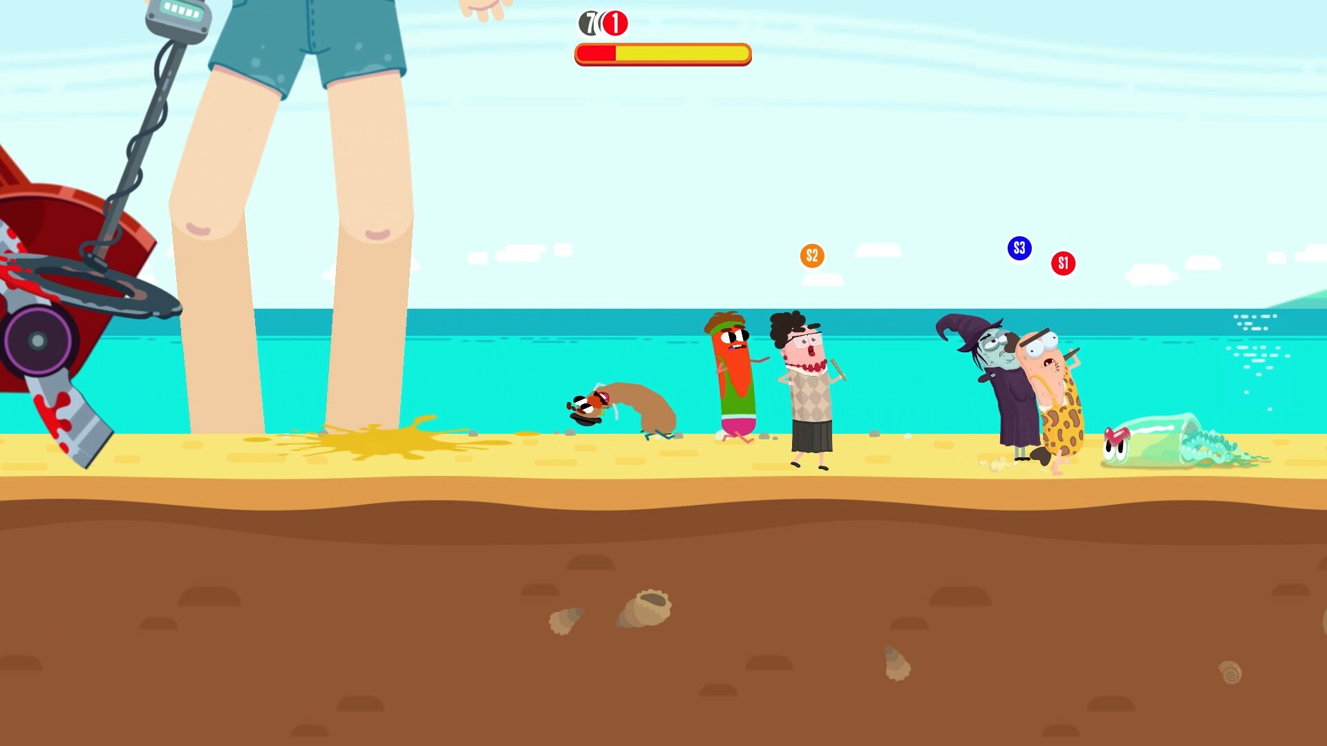 Run Sausage Run: Old, Ancient and Fossil screenshot 3