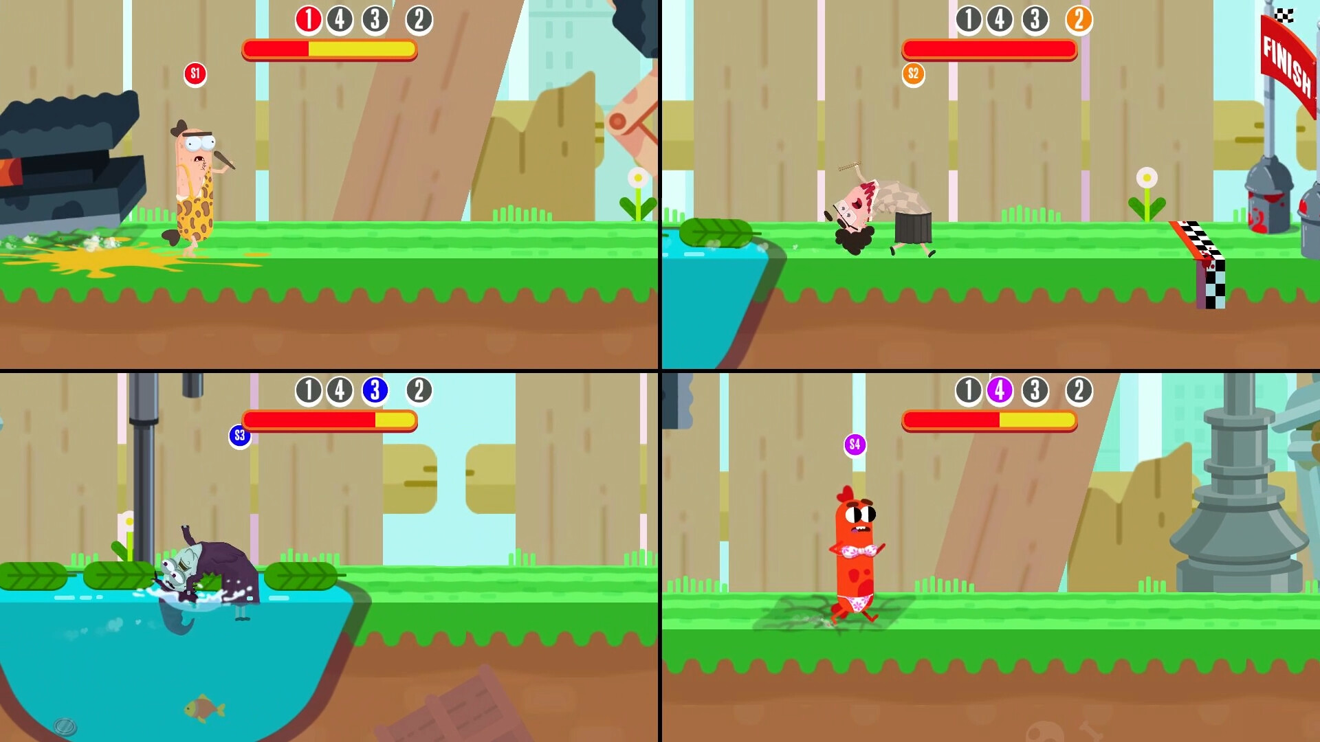 Run Sausage Run: Old, Ancient and Fossil screenshot 2