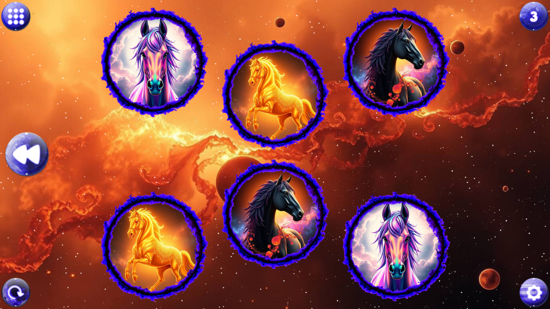 Space Memory: Horses screenshot 4