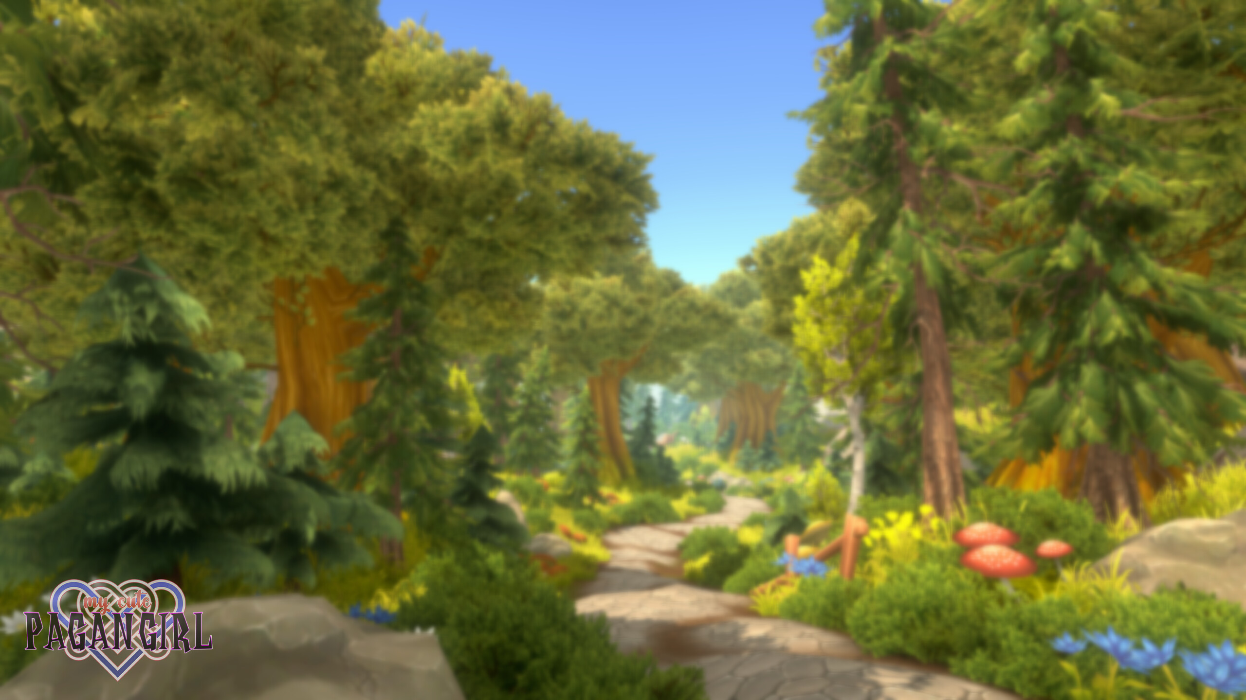 My Cute Pagangirl - Wallpapers pack screenshot 2