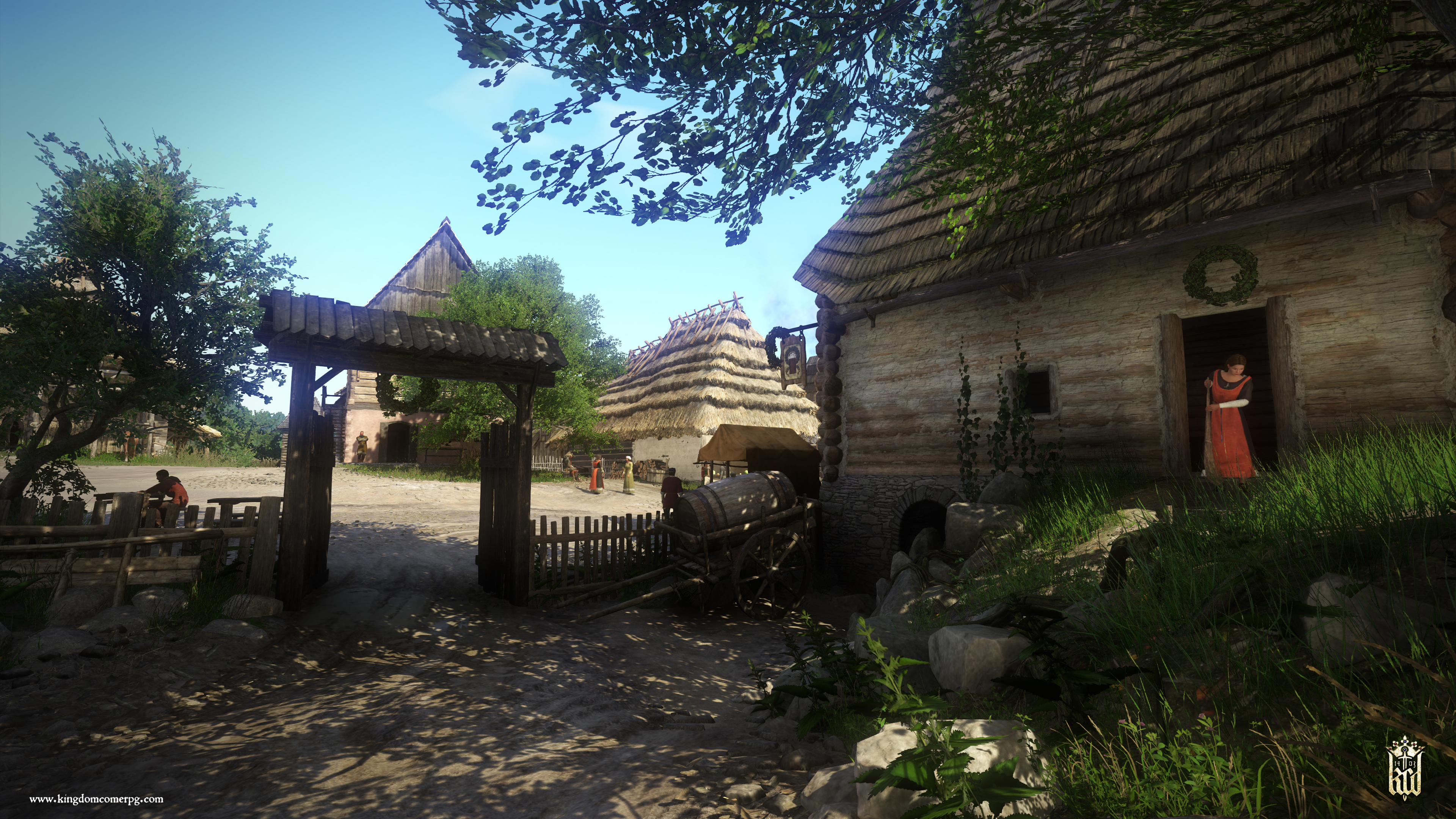 Kingdom Come: Deliverance — деревня и главный герой