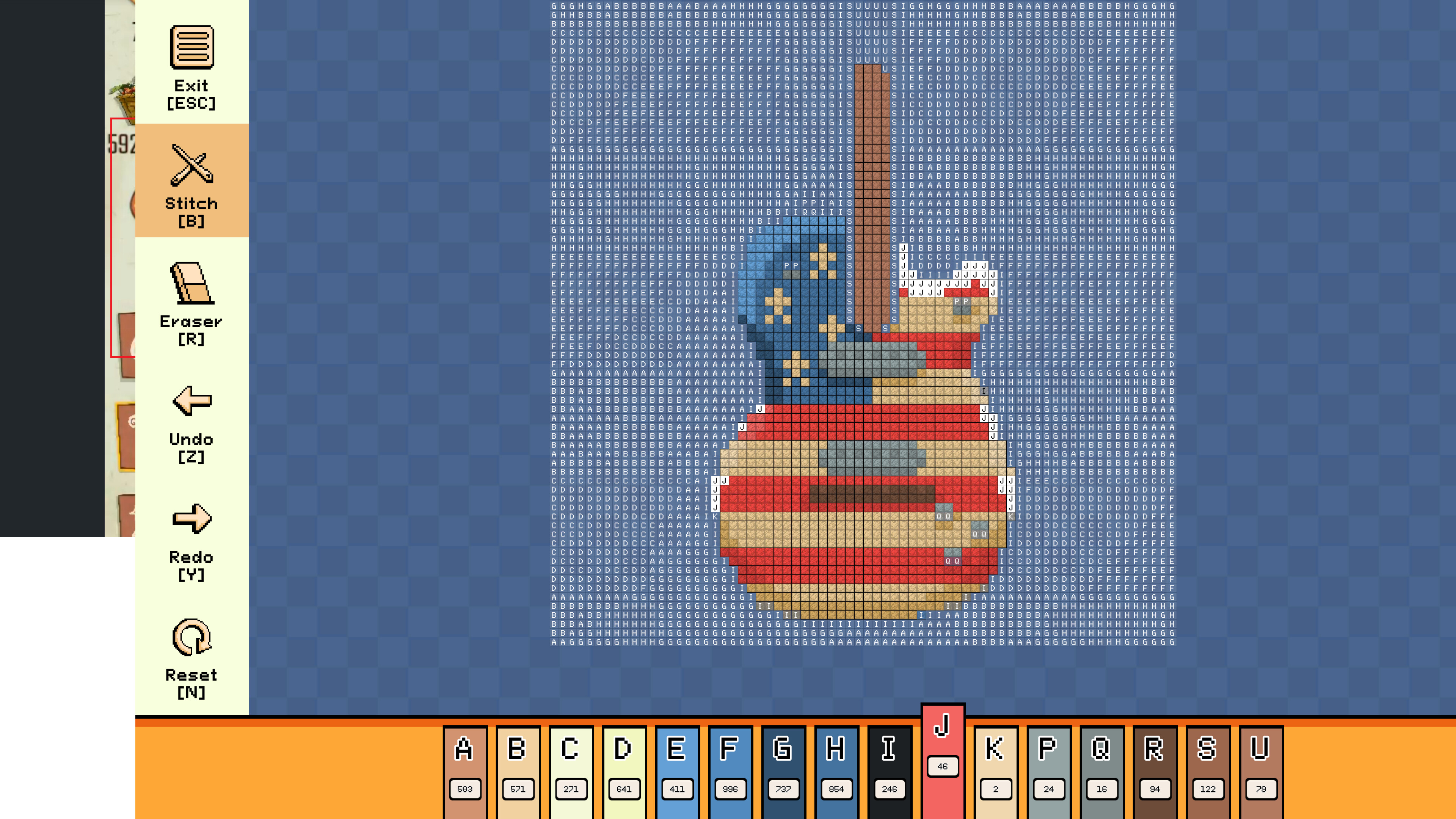 Pixel Cross Stitch - Independence Day Pack screenshot 4