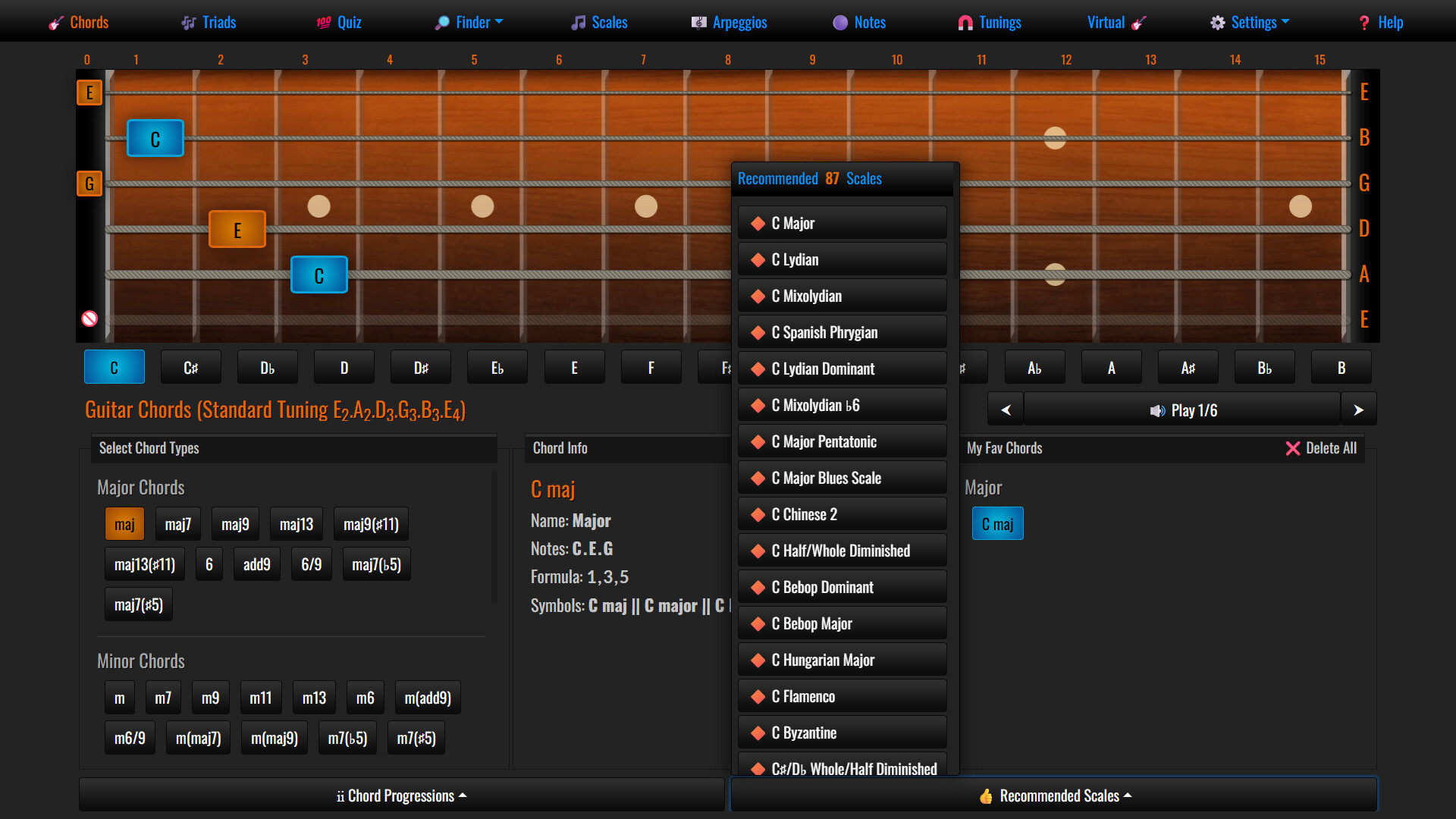 Guitarist's Reference screenshot 1