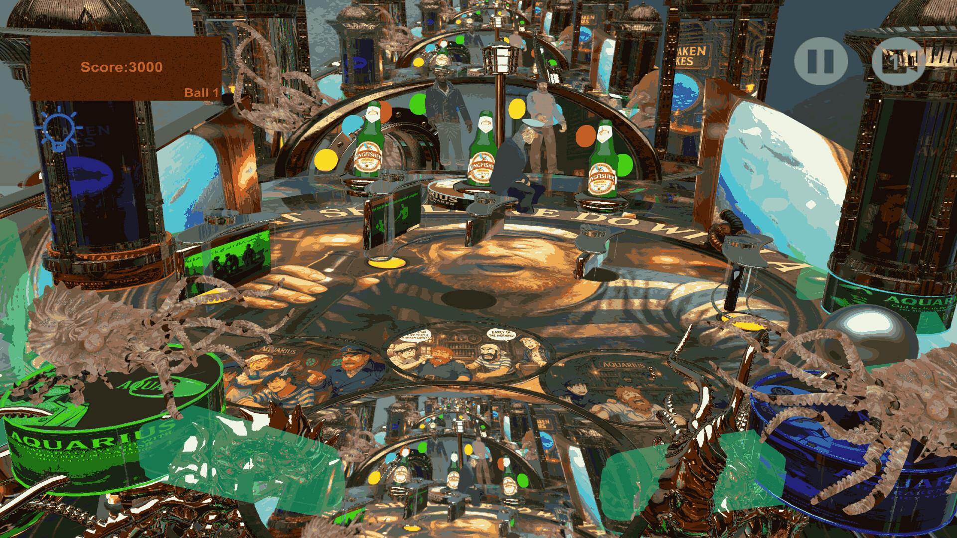 Aquarius Pinball screenshot 1