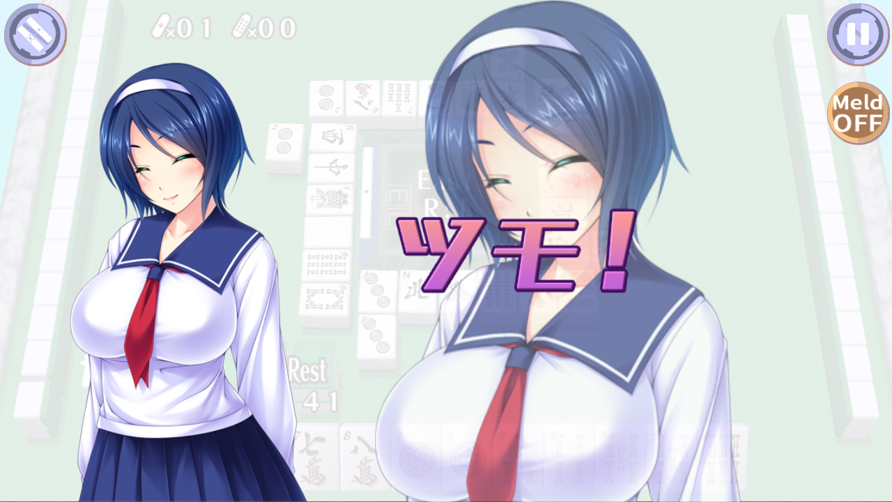 Mahjong Pretty Girls Battle : School Girls Edition screenshot 7