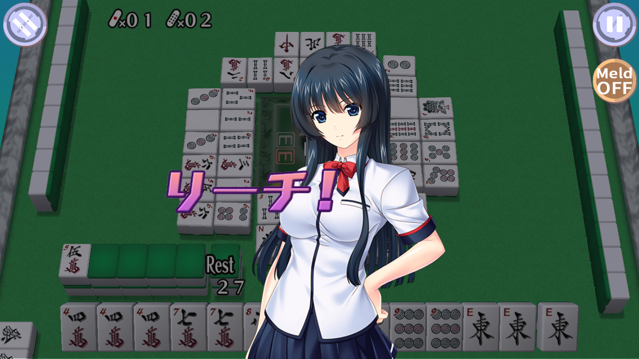 Mahjong Pretty Girls Battle : School Girls Edition screenshot 4