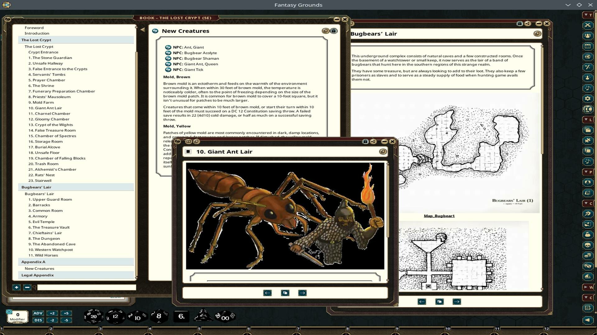 Fantasy Grounds - The Lost Crypt screenshot 2